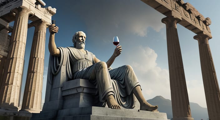 Therapie mit Wein, Philosophie und Spaziergängen